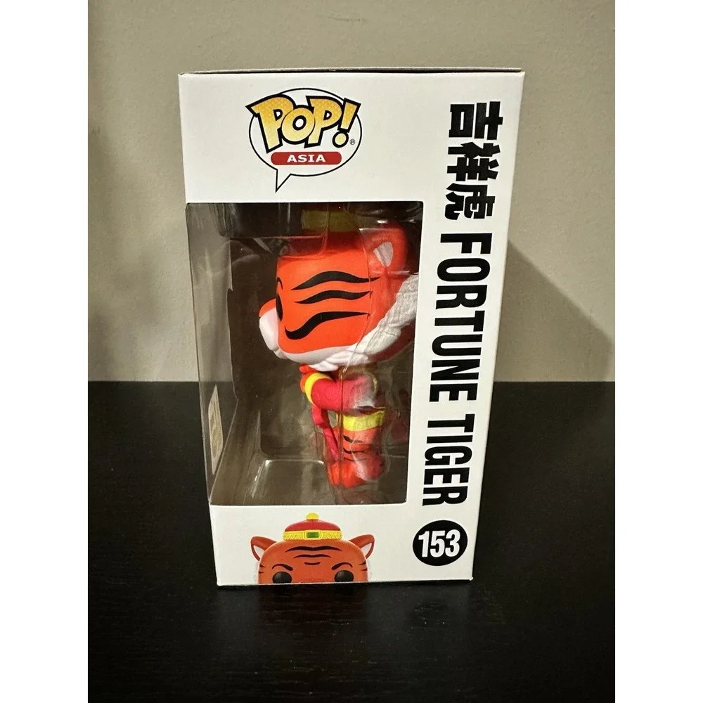 Funko Pop Asia - Fortune Tiger‎ #153 w Protector Rare Limited Edition
